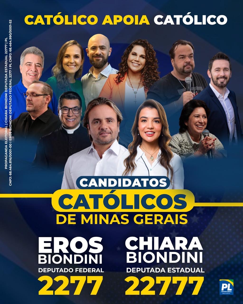 Lideranças católicas que apoiam Eros e Chiara Biondini